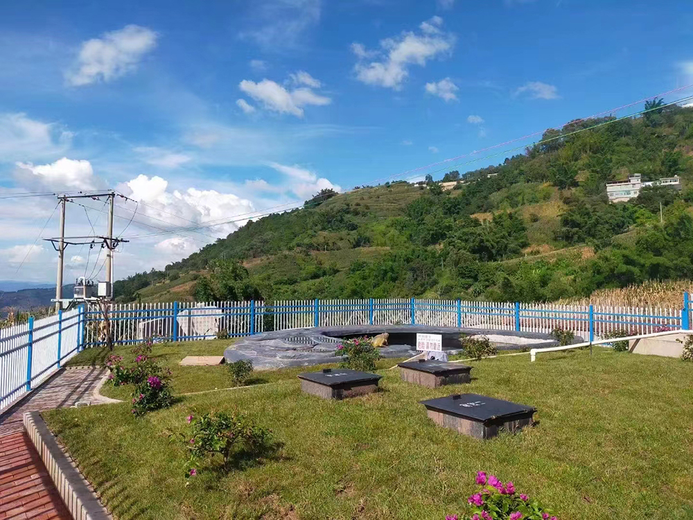 云南永德縣美麗鄉村污水處理設備